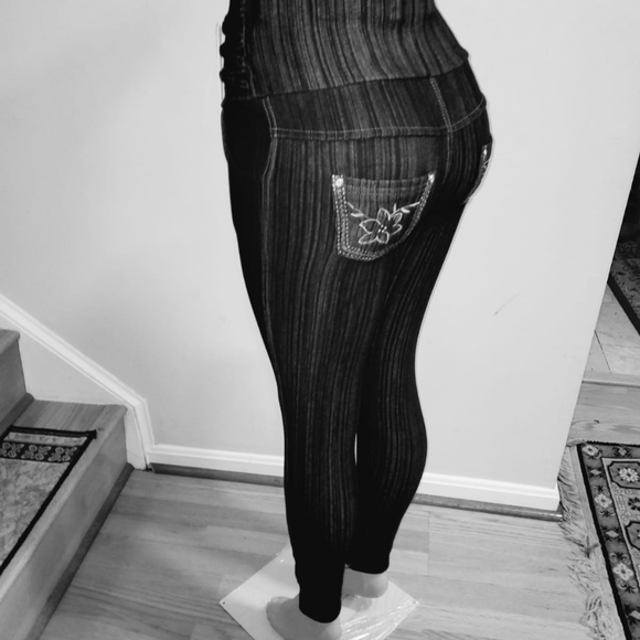 High Waisted Stretch Thermal/Lined Fall/Winter Pants size L/XL for Women - Picture 2 of 2